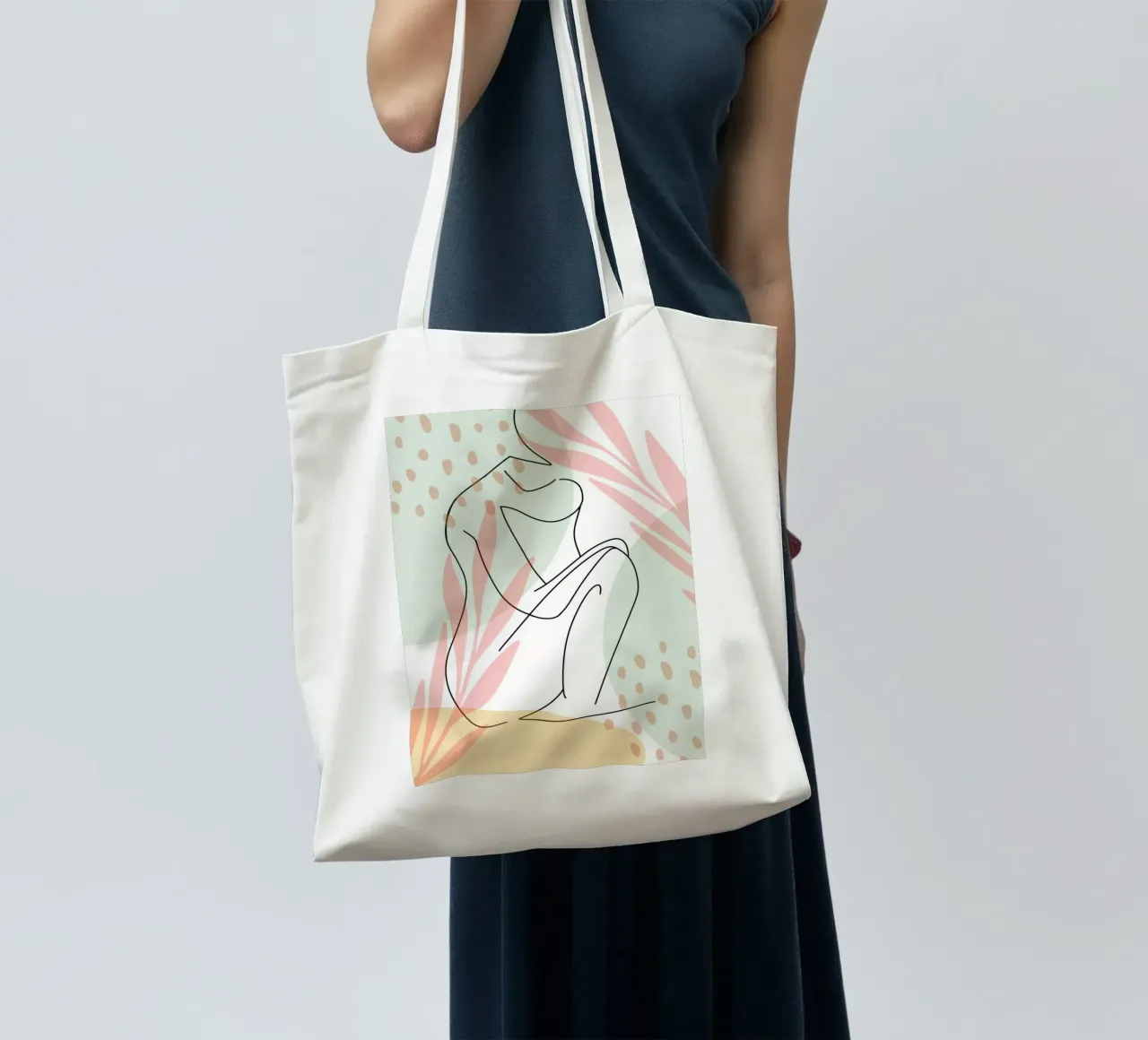 Harmonic Colorways borsa in juta da Mathudace Créas