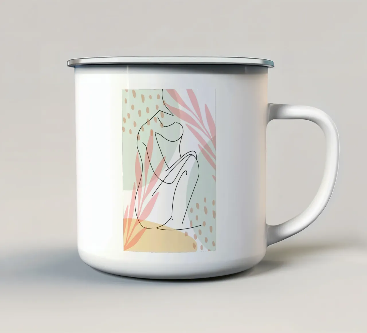 Harmonic Colorways tazza in smalto da Mathudace Créas