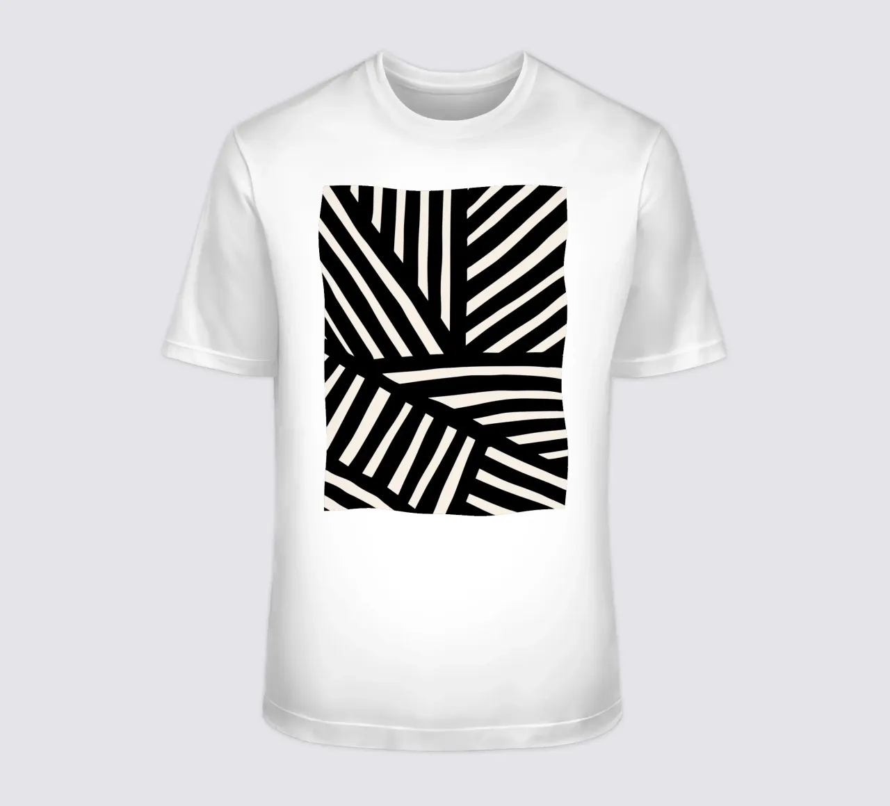 Linea di design ispirata alla zebra - moderna e astratta t-shirt da Whole©