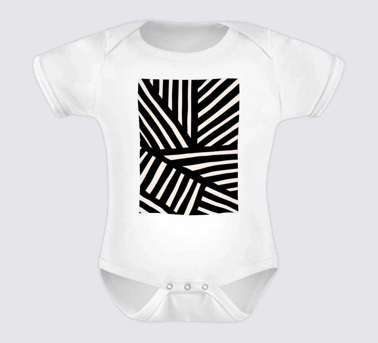 Design de ligne d'inspiration zébrée - Moderne & Abstrait body bébé de Whole©