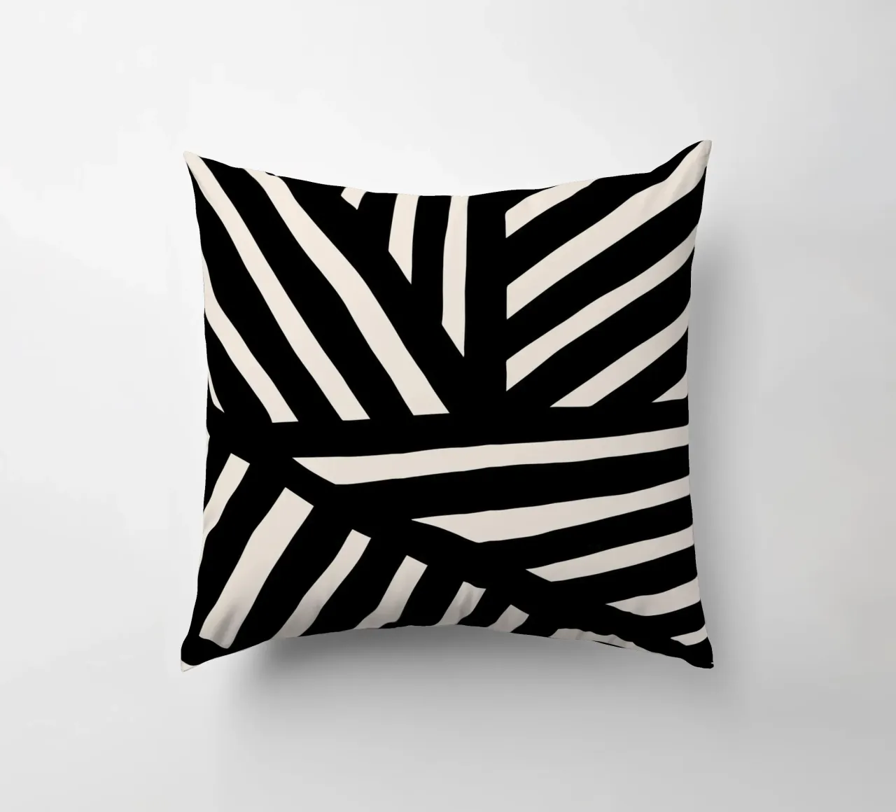Linea di design ispirata alla zebra - moderna e astratta cuscino da Whole©