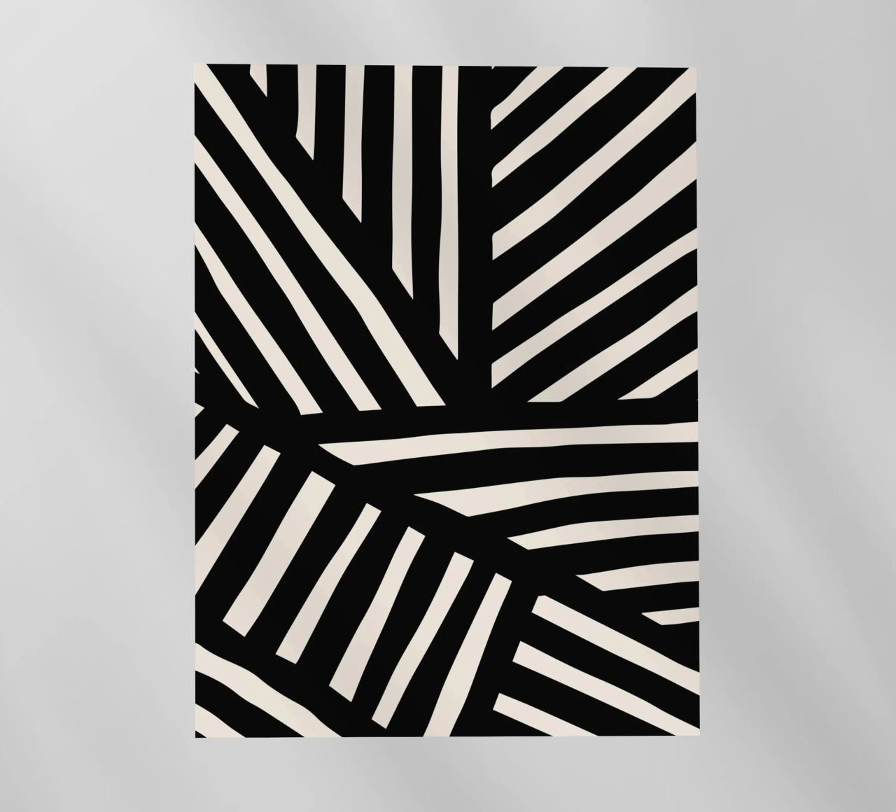 Linea di design ispirata alla zebra - moderna e astratta pellicola backlit da Whole©
