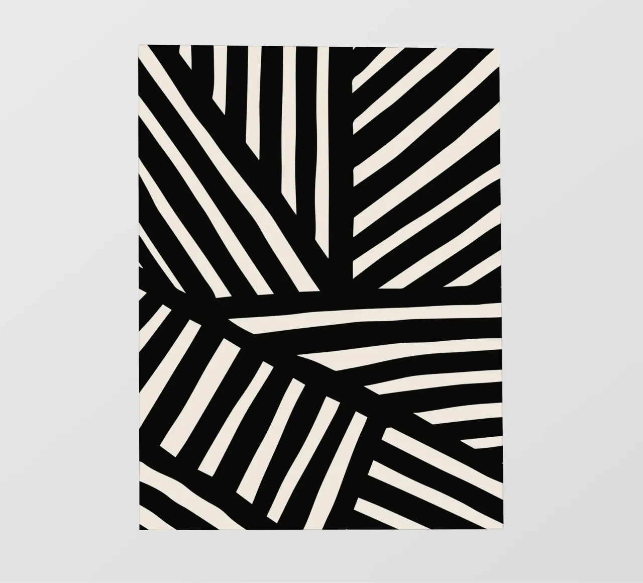 Linea di design ispirata alla zebra - moderna e astratta pellicola backlit da Whole©
