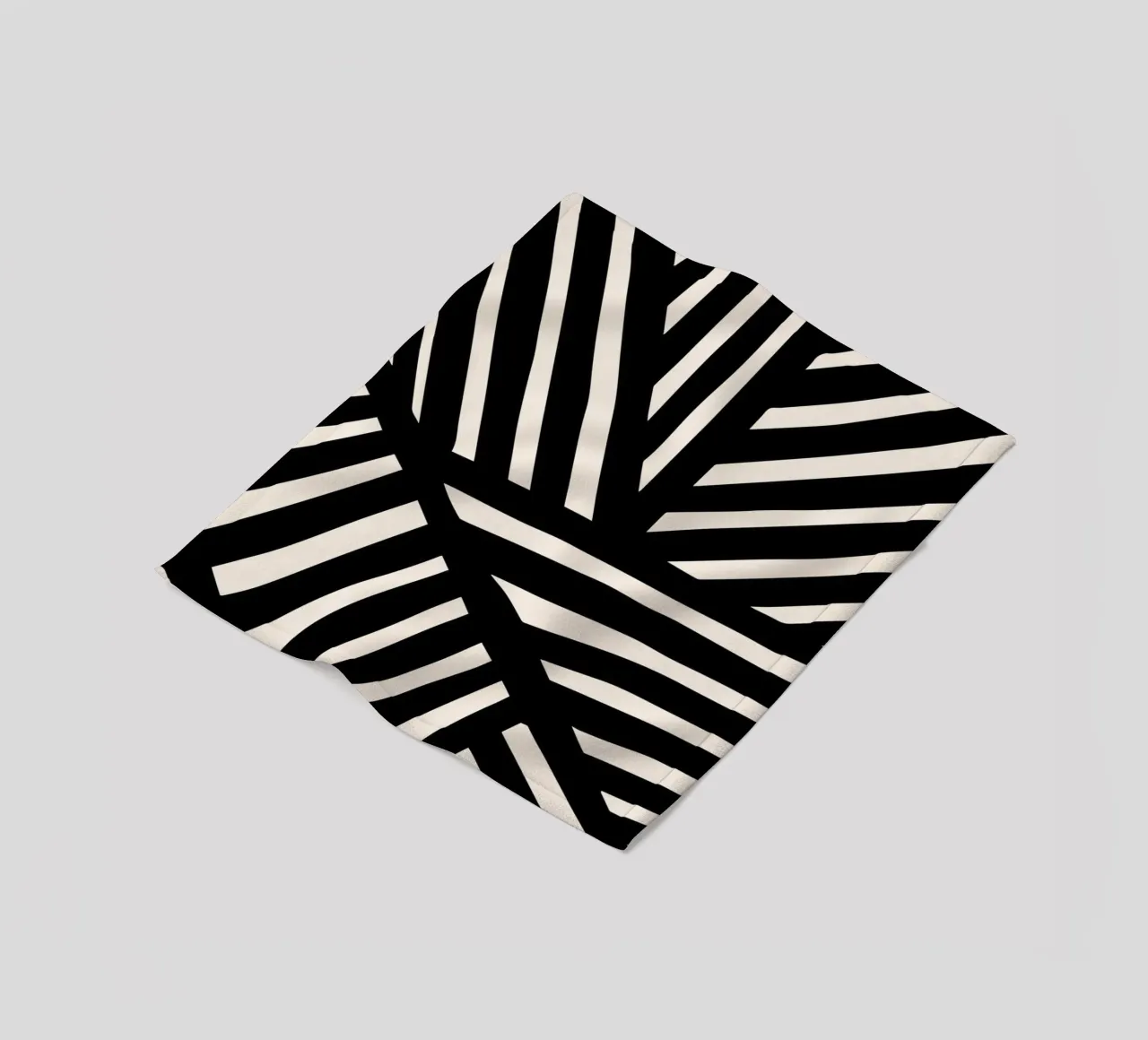Linea di design ispirata alla zebra - moderna e astratta coperta in pile da Whole©