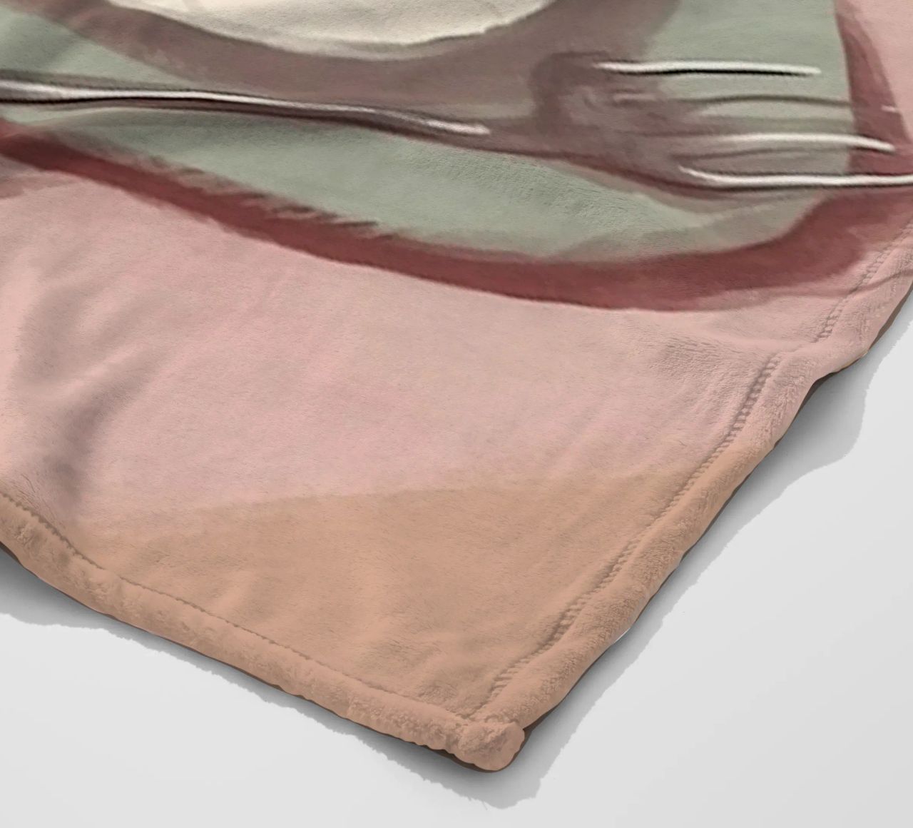 Enjoyment with coffee & cake fleece blanket by Carinaprint