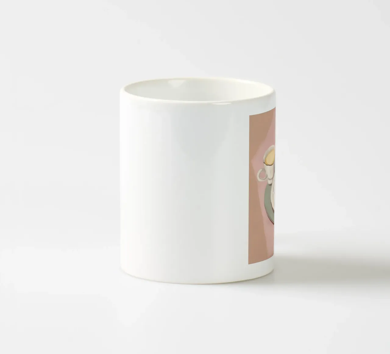 Le plaisir du café et du gâteau mug en céramique de Carinaprint