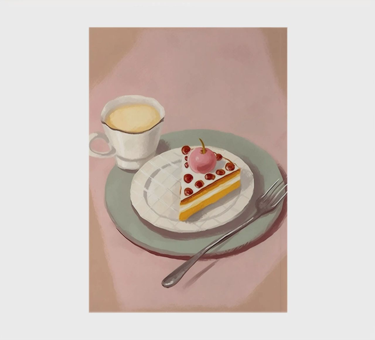 Enjoyment with coffee & cake notebook by Carinaprint