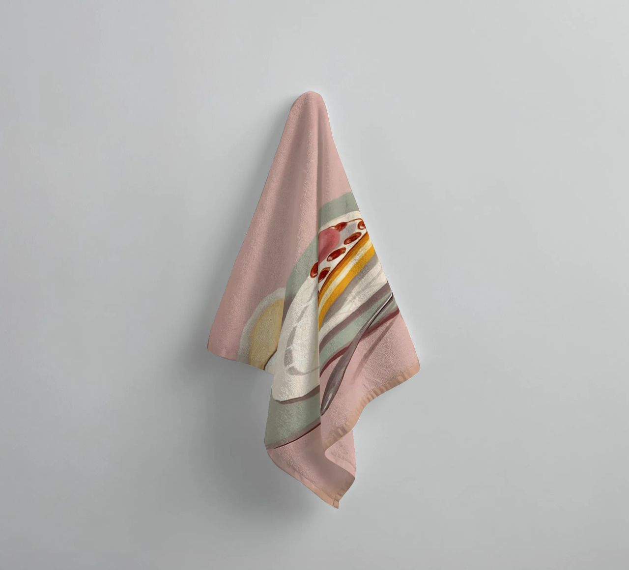 Enjoyment with coffee & cake towel by Carinaprint
