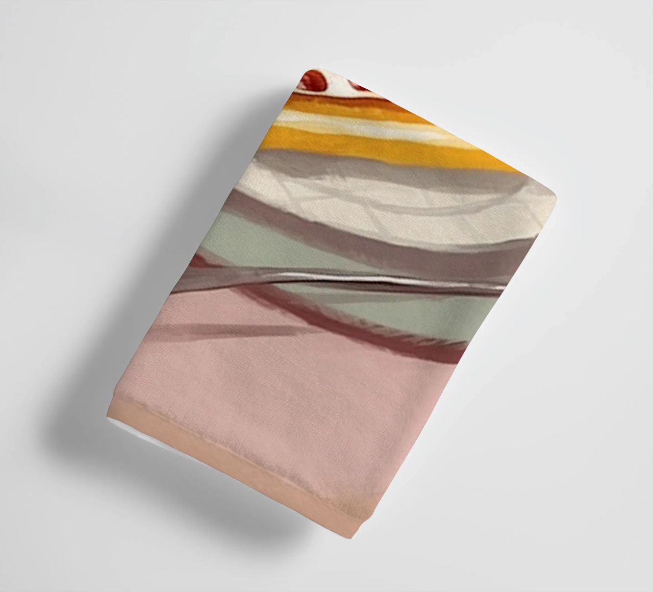 Enjoyment with coffee & cake towel by Carinaprint