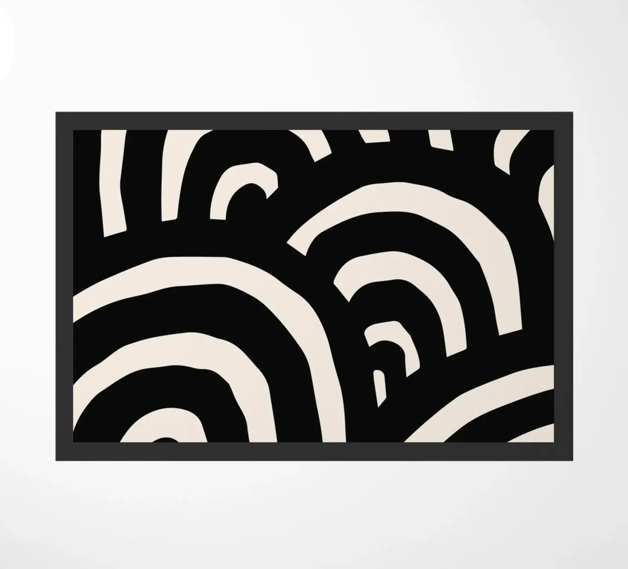 Linee astratte ondulate - Moderno e dinamico zerbino da Whole©