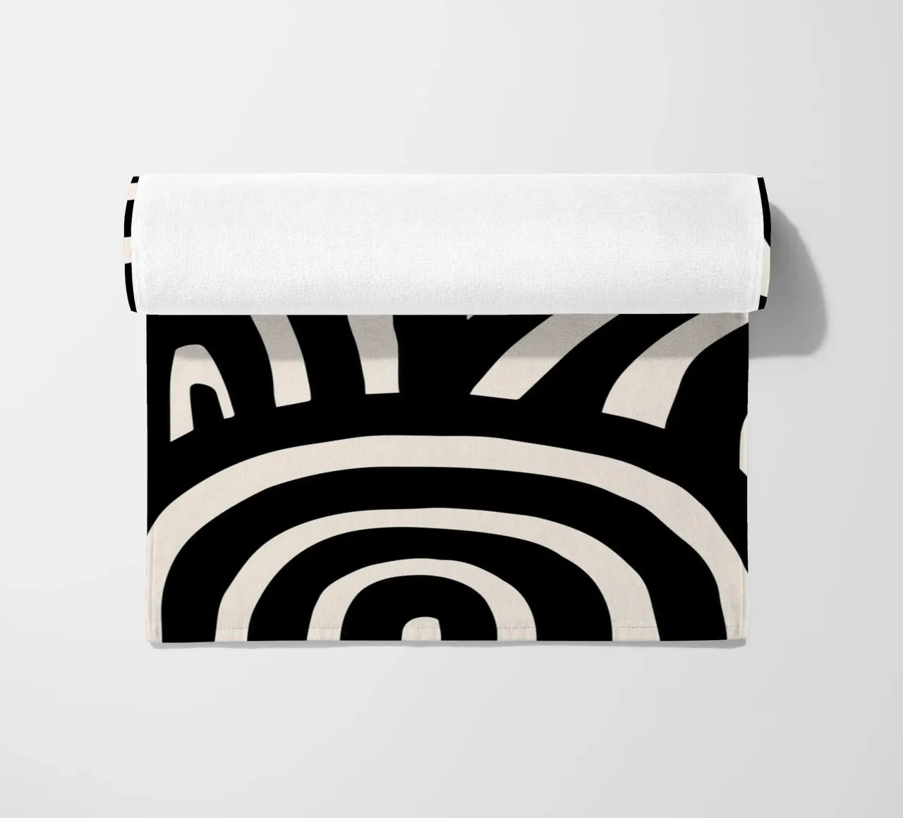 Linee astratte ondulate - Moderno e dinamico telo mare da Whole©