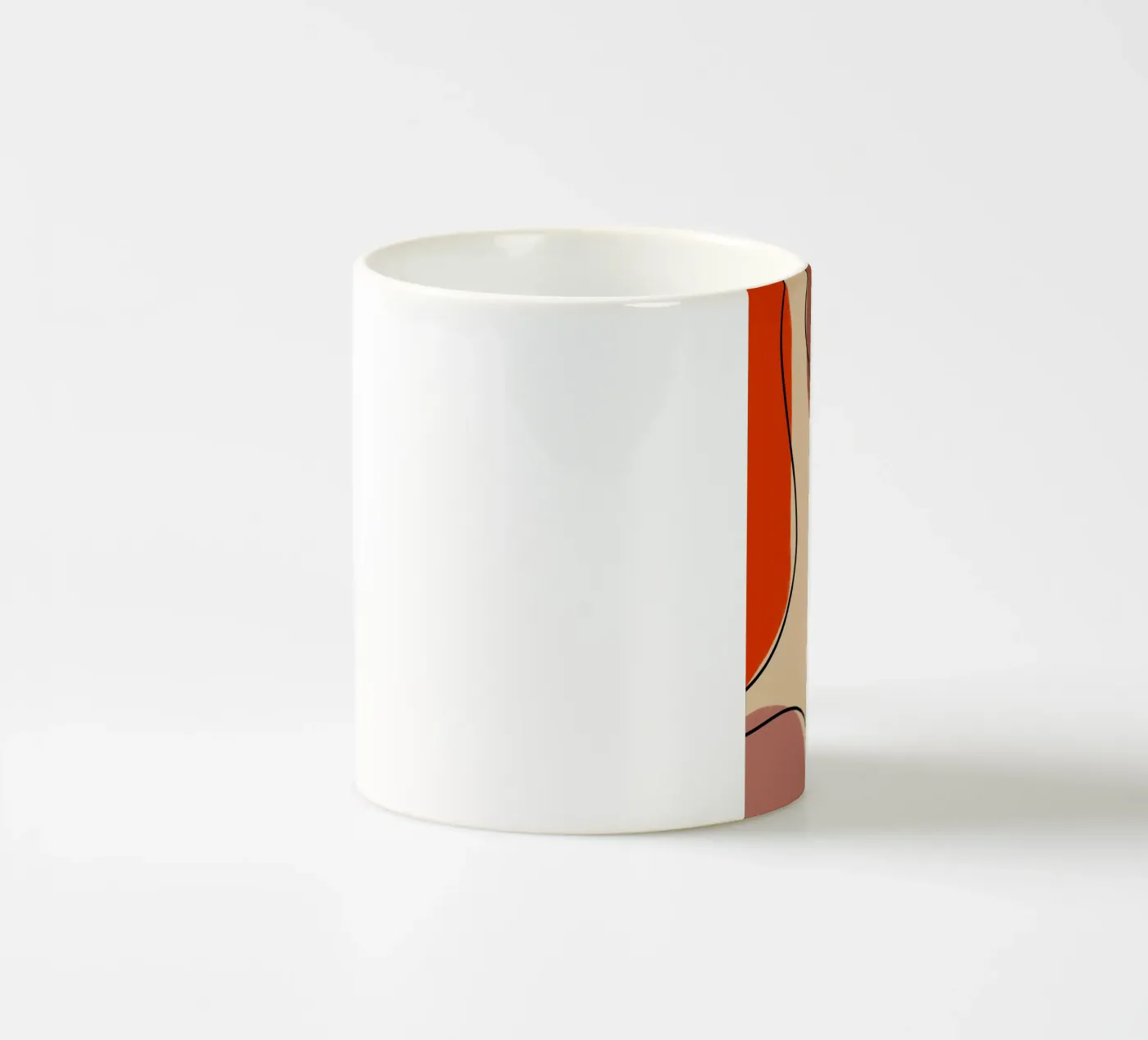Spectral Whimsy ceramic mug by Mathudace Créas