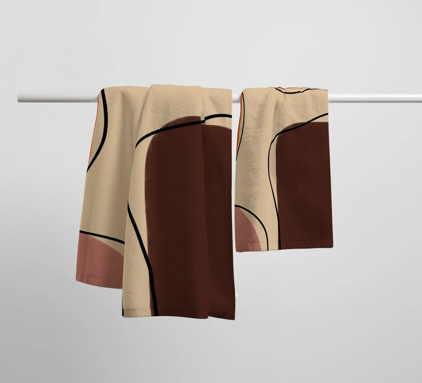 Spectral Whimsy badhanddoek van Mathudace Créas