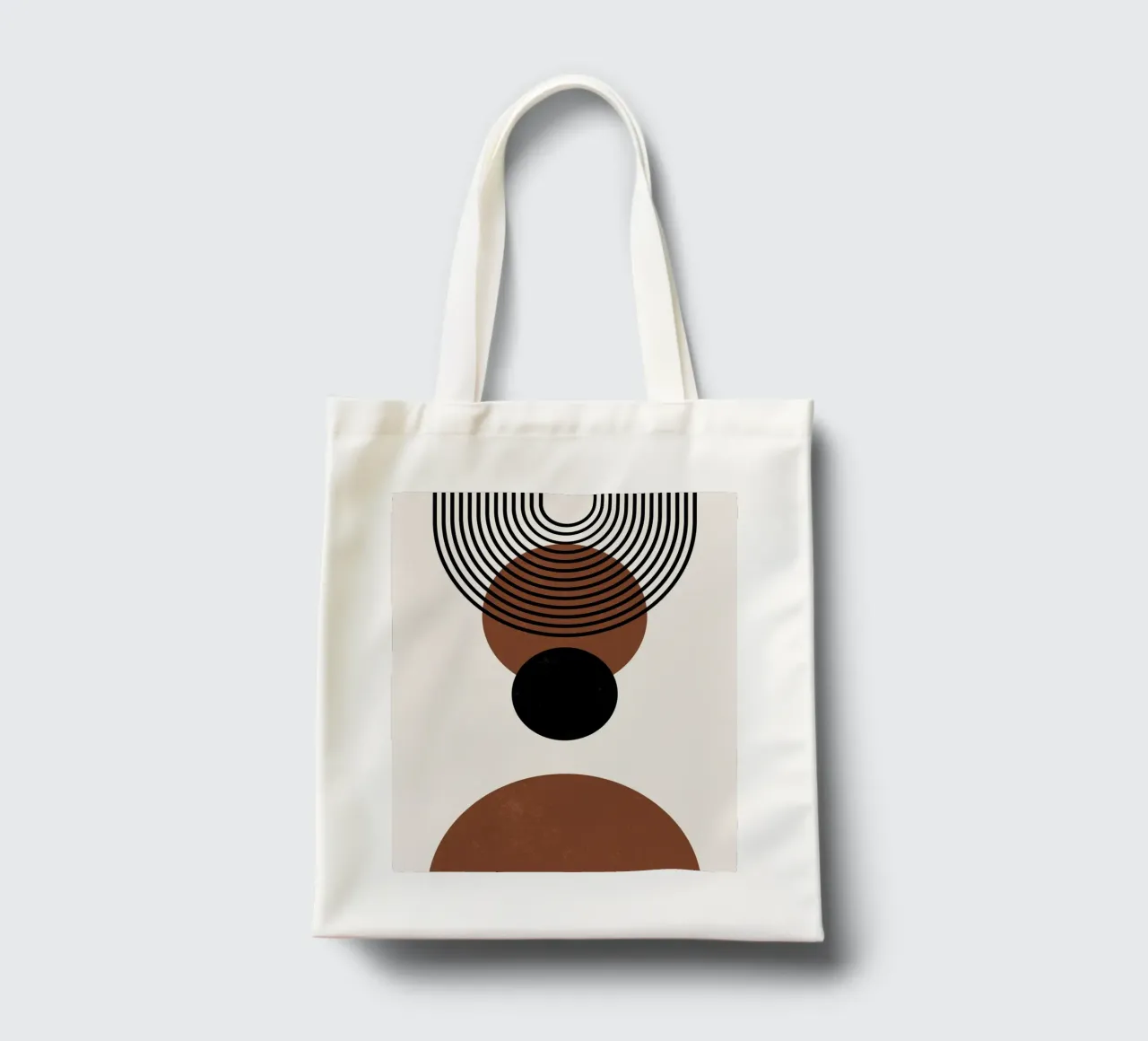 Design geometrico Boho - minimale e armonioso borsa in juta da Whole©