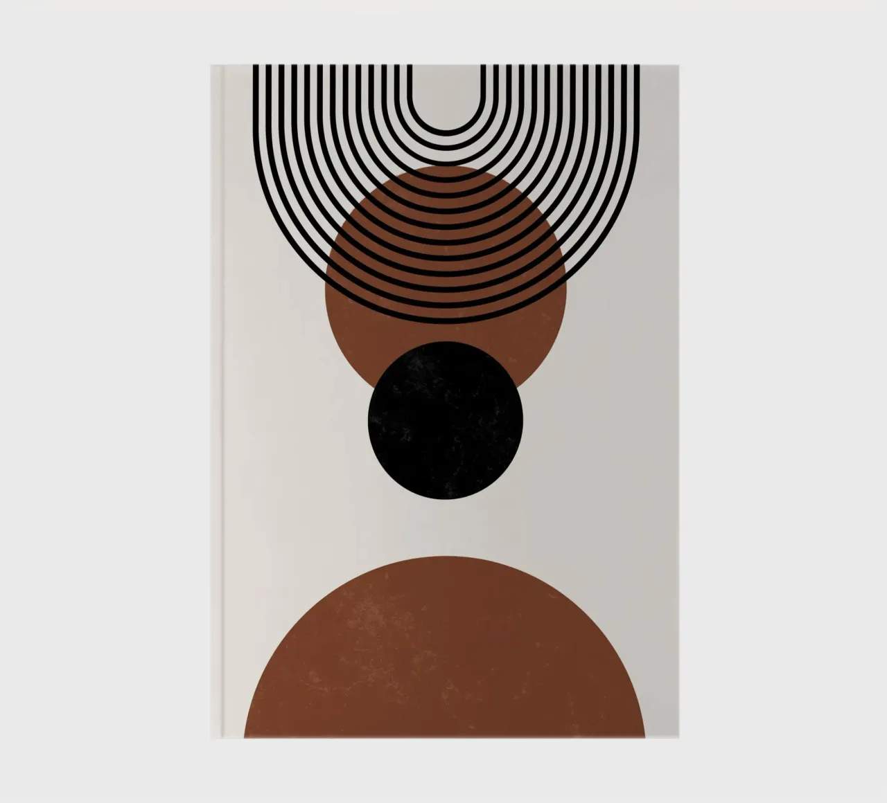 Boho Geometrie Design – Minimal & Harmonisch Notizbuch von Whole©