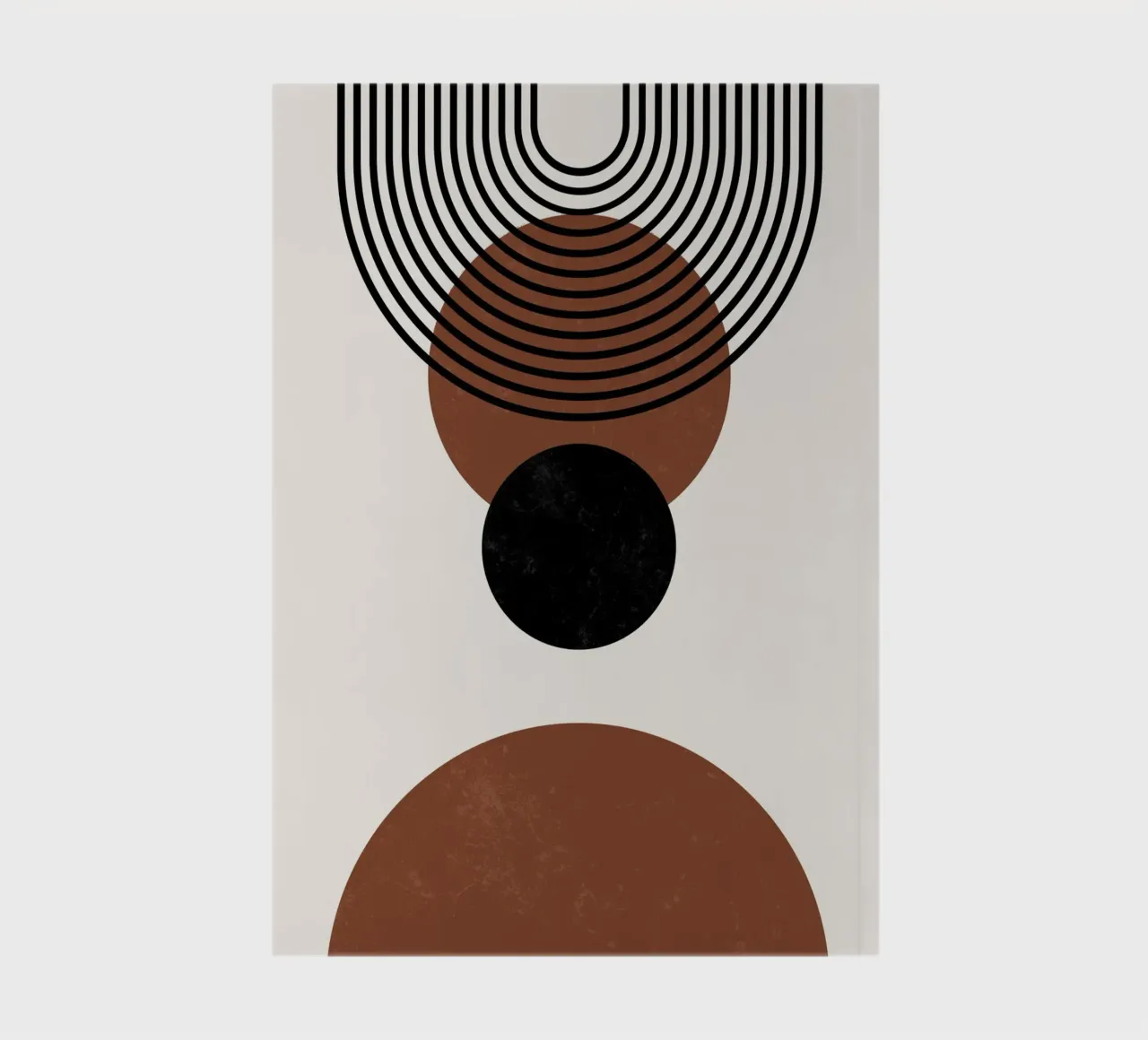 Boho Geometrie Design – Minimal & Harmonisch Notizbuch von Whole©