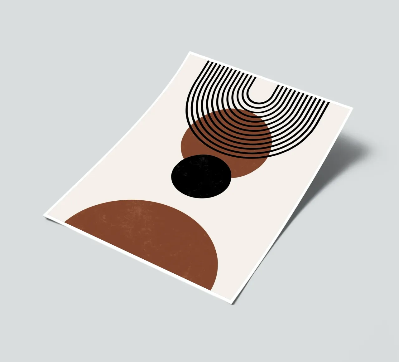 Boho Geometrie Design – Minimal & Harmonisch Stickerbogen von Whole©