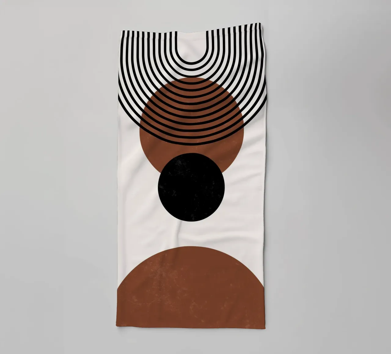 Boho geometric design - minimal & harmonious towel by Whole©