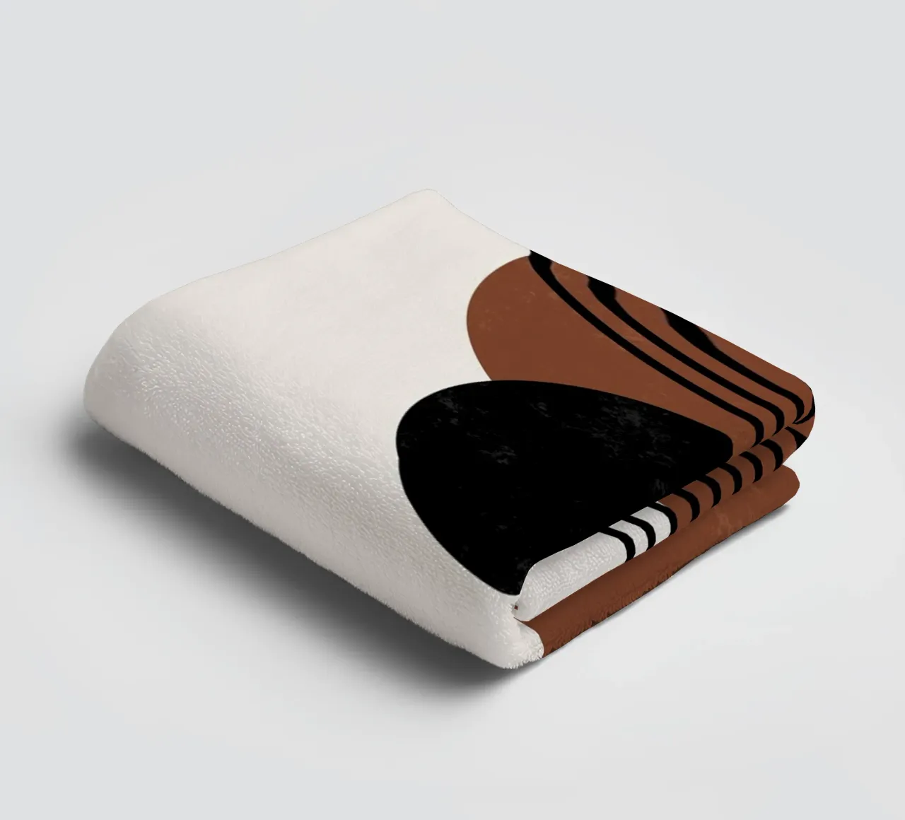 Boho geometric design - minimal & harmonious towel by Whole©