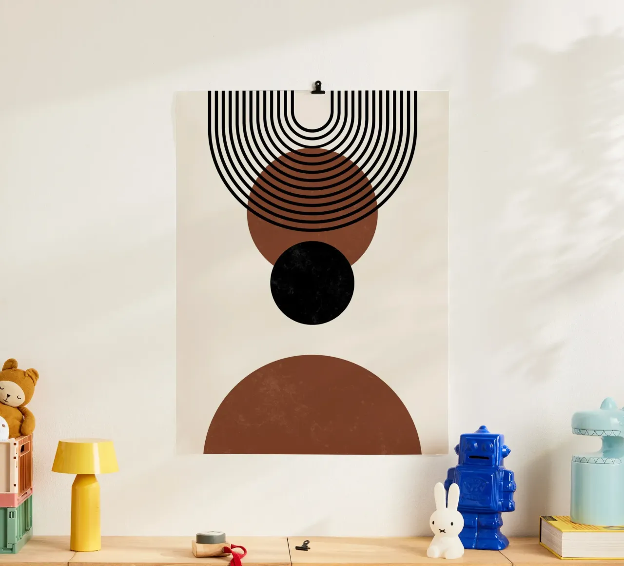Design geometrico Boho - minimale e armonioso carta hahnemühle da Whole©
