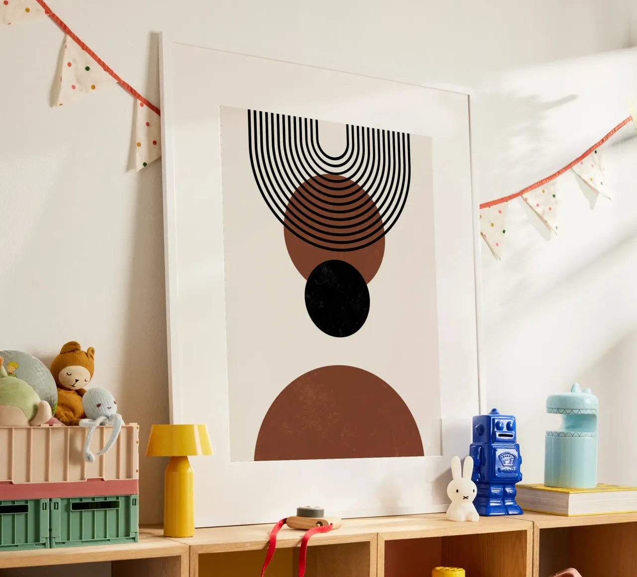 Design geometrico Boho - minimale e armonioso carta hahnemühle da Whole©