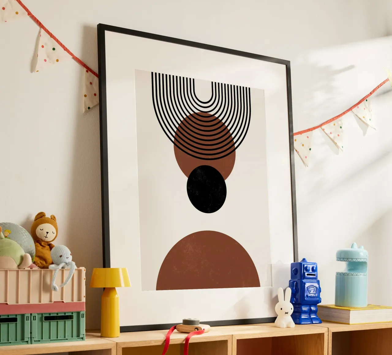 Design geometrico Boho - minimale e armonioso carta hahnemühle da Whole©