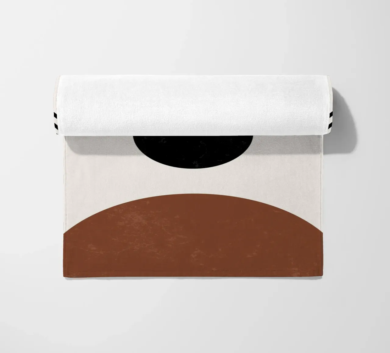 Design geometrico Boho - minimale e armonioso telo mare da Whole©