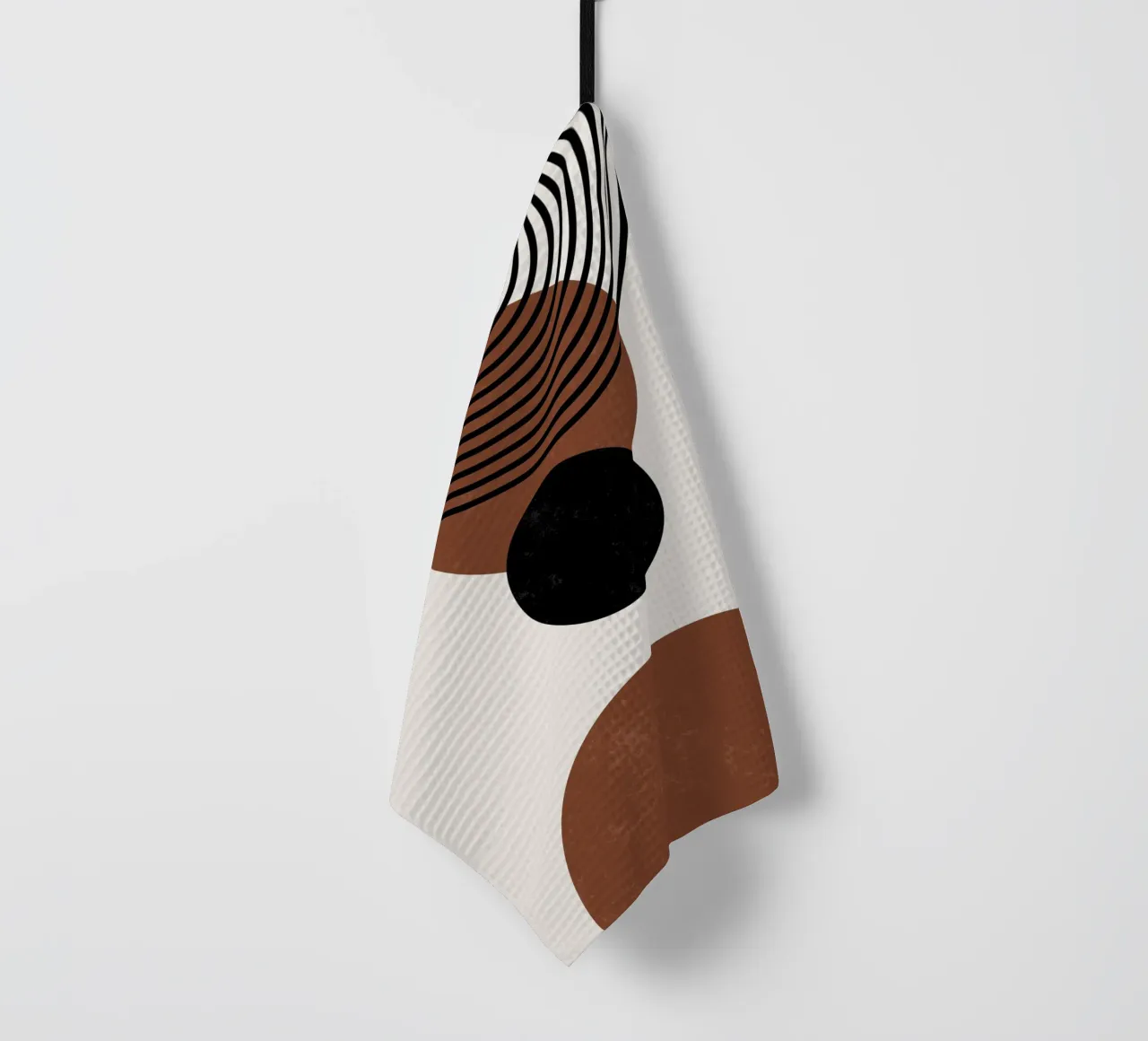 Design géométrique boho - Minimal & Harmonieux torchon de Whole©