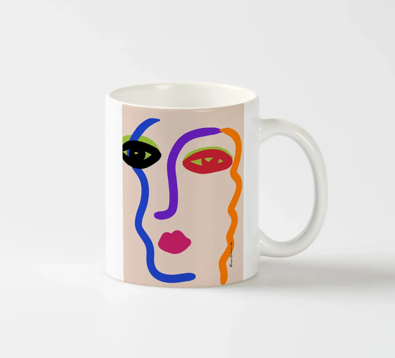 Infinite Stillness tazza in ceramica da Mike Leymi