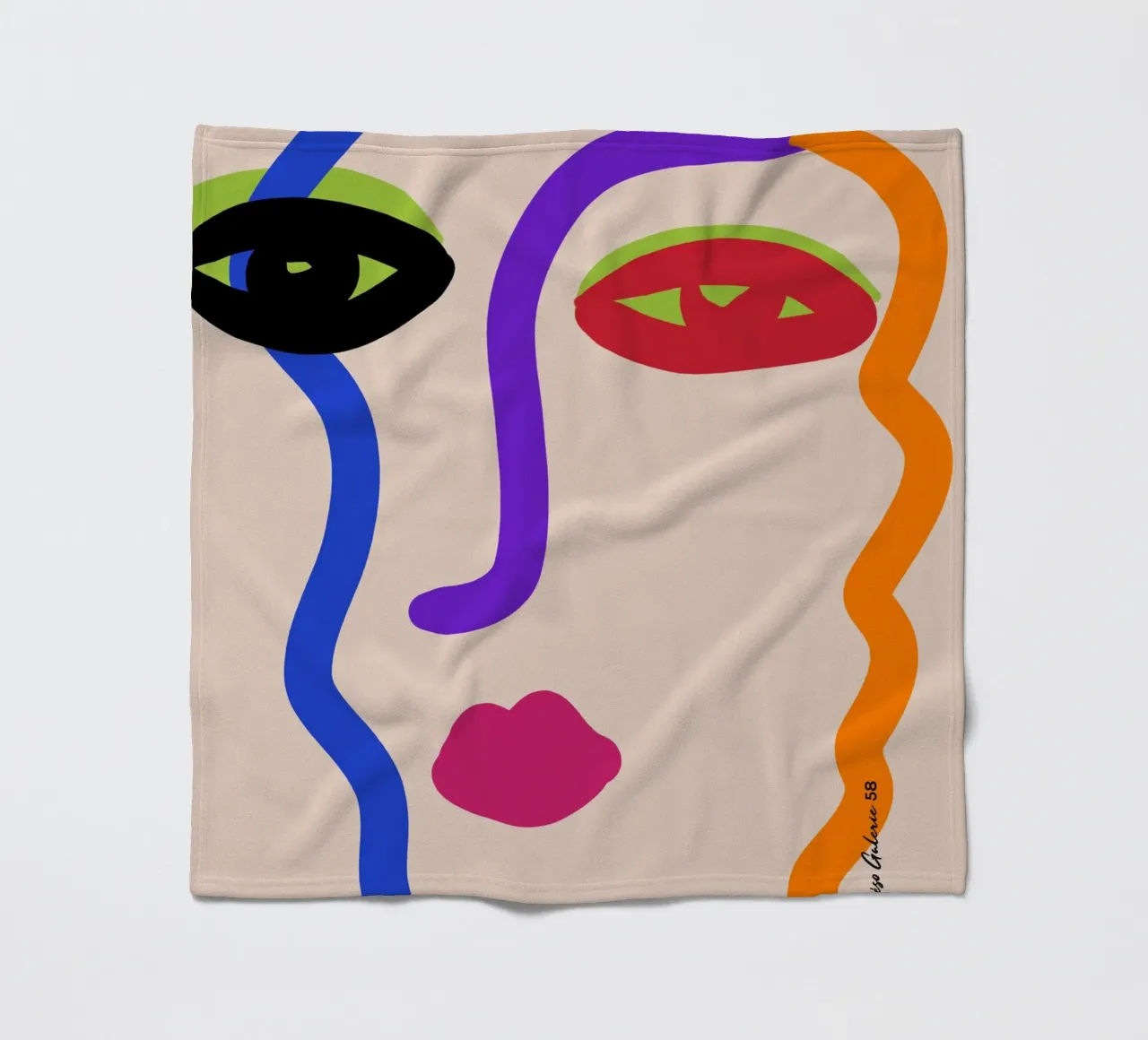 Infinite Stillness coperta in pile da Mike Leymi