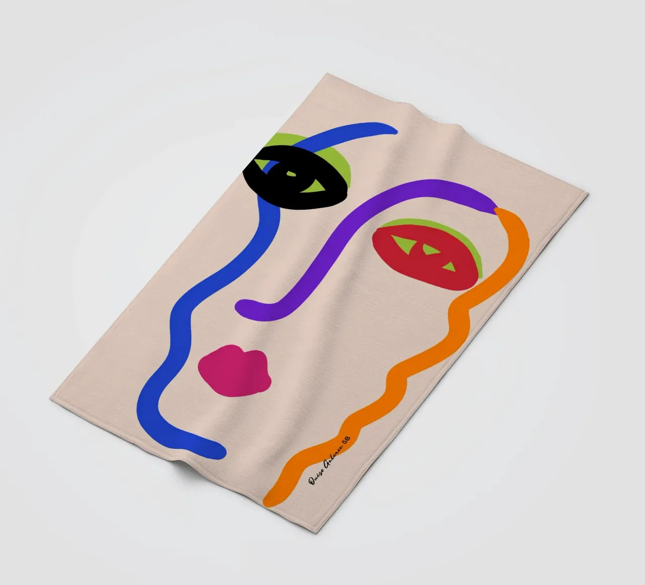 Infinite Stillness coperta in pile da Mike Leymi