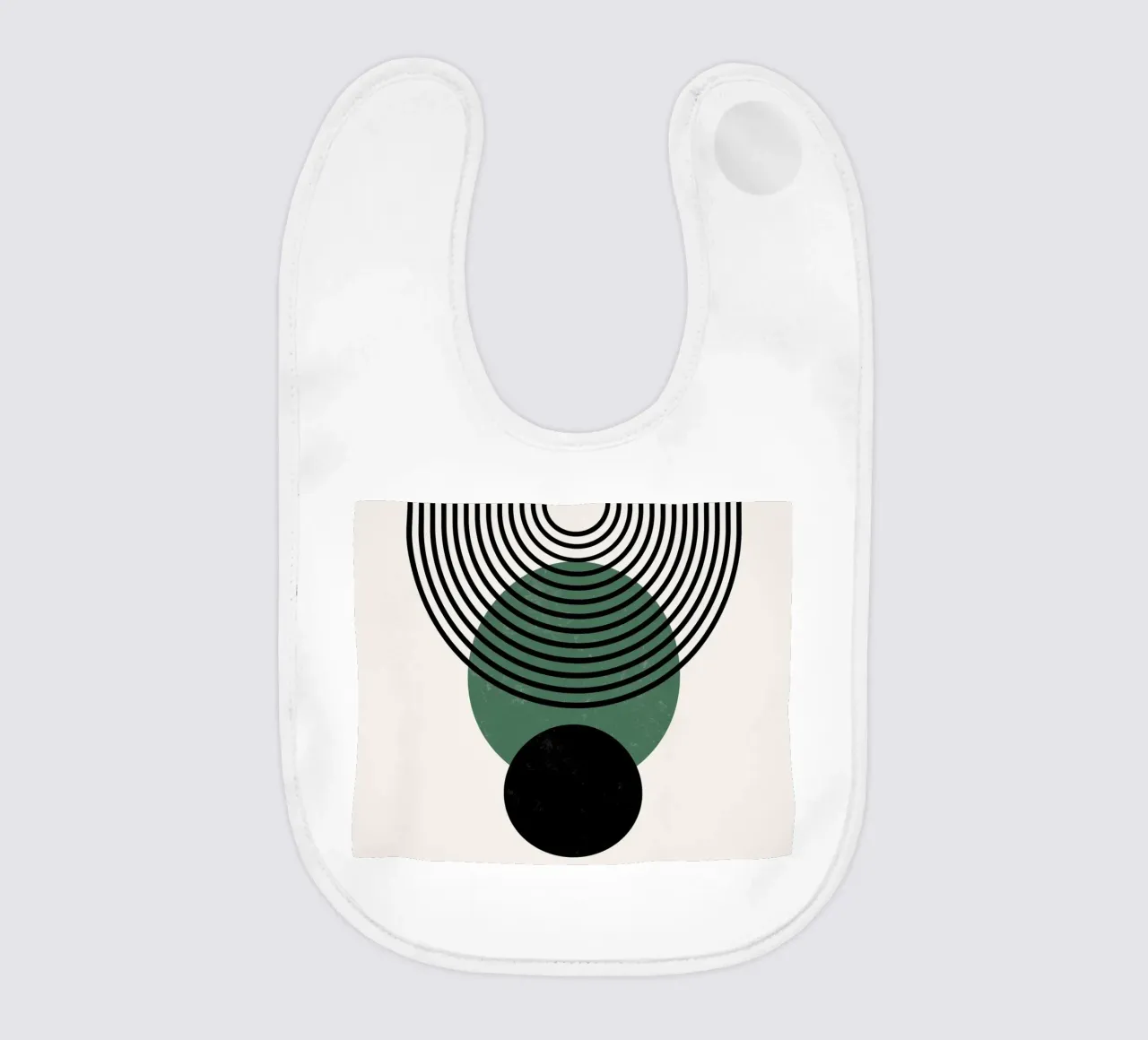 Cerchi e linee Boho - moderno e minimalista bavaglino da Whole©