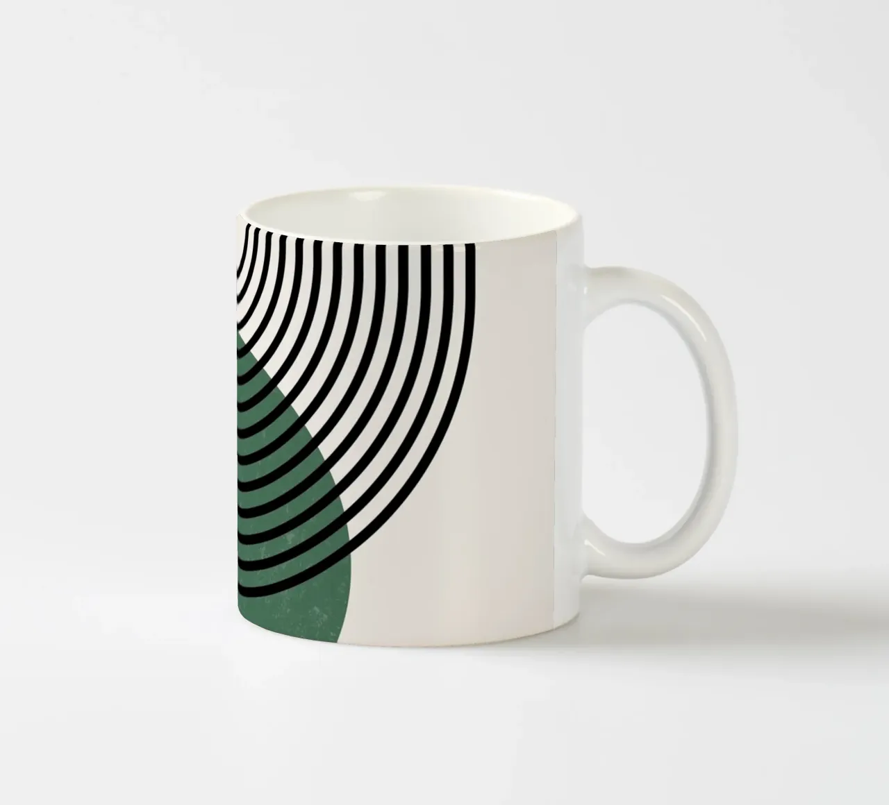 Cerchi e linee Boho - moderno e minimalista tazza in ceramica da Whole©