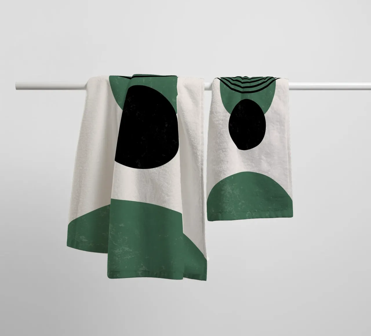 Cerchi e linee Boho - moderno e minimalista asciugamano da bagno da Whole©