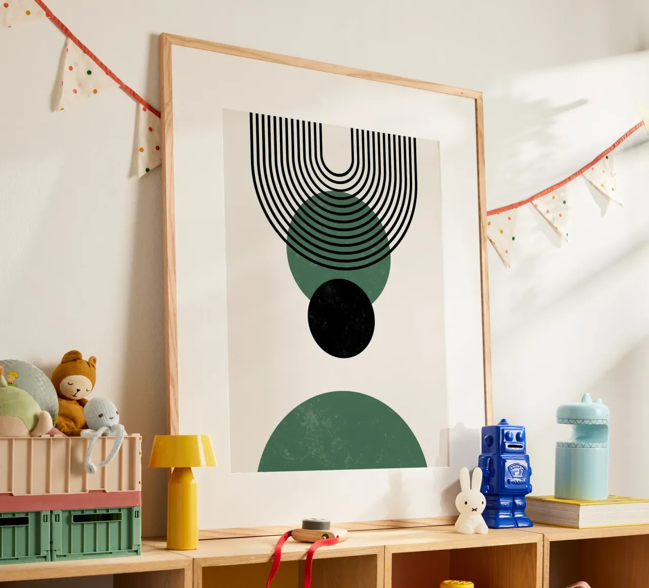 Boho circles & lines - modern & minimalist hahnemühle by Whole©