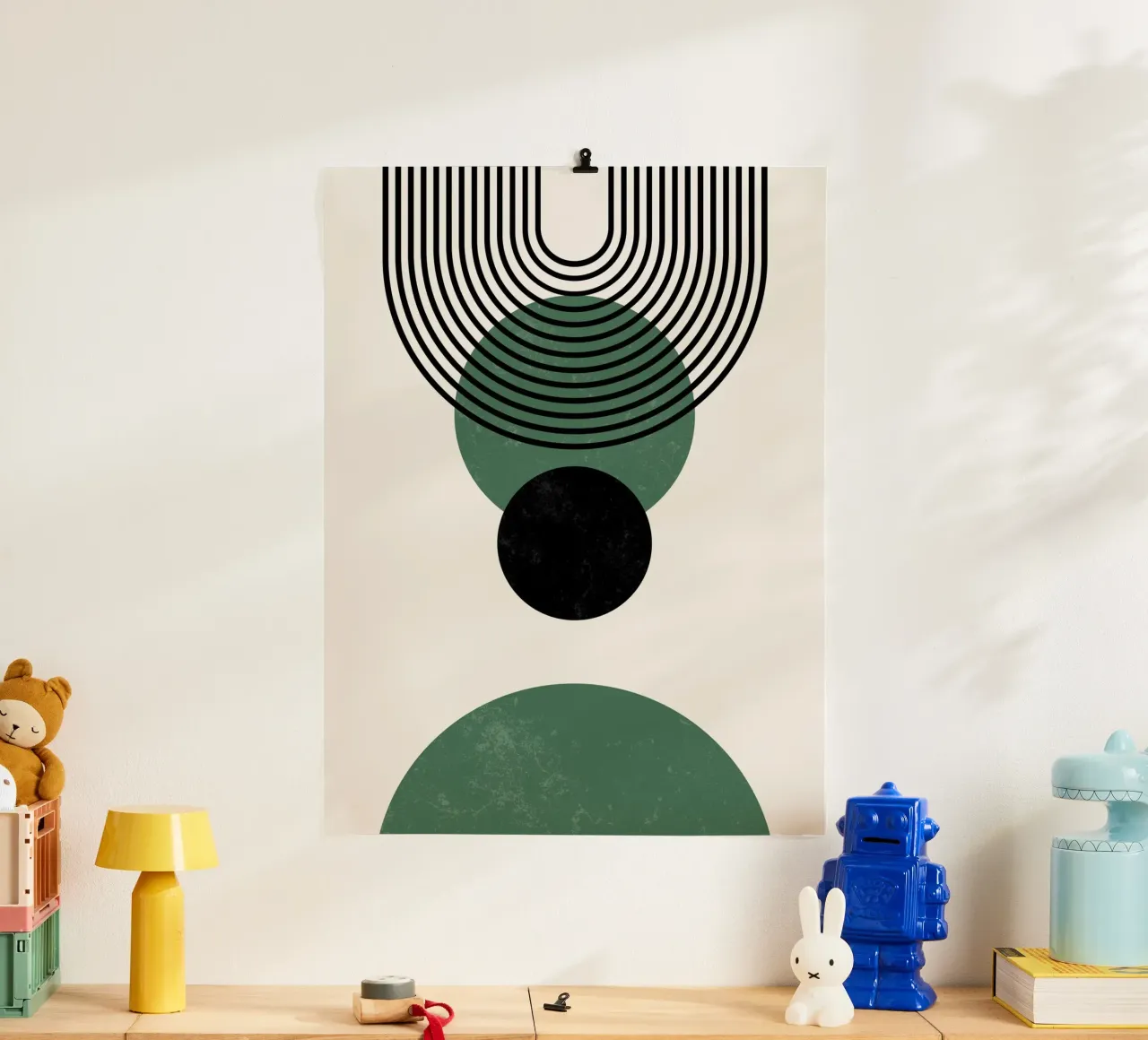 Boho circles & lines - modern & minimalist hahnemühle by Whole©