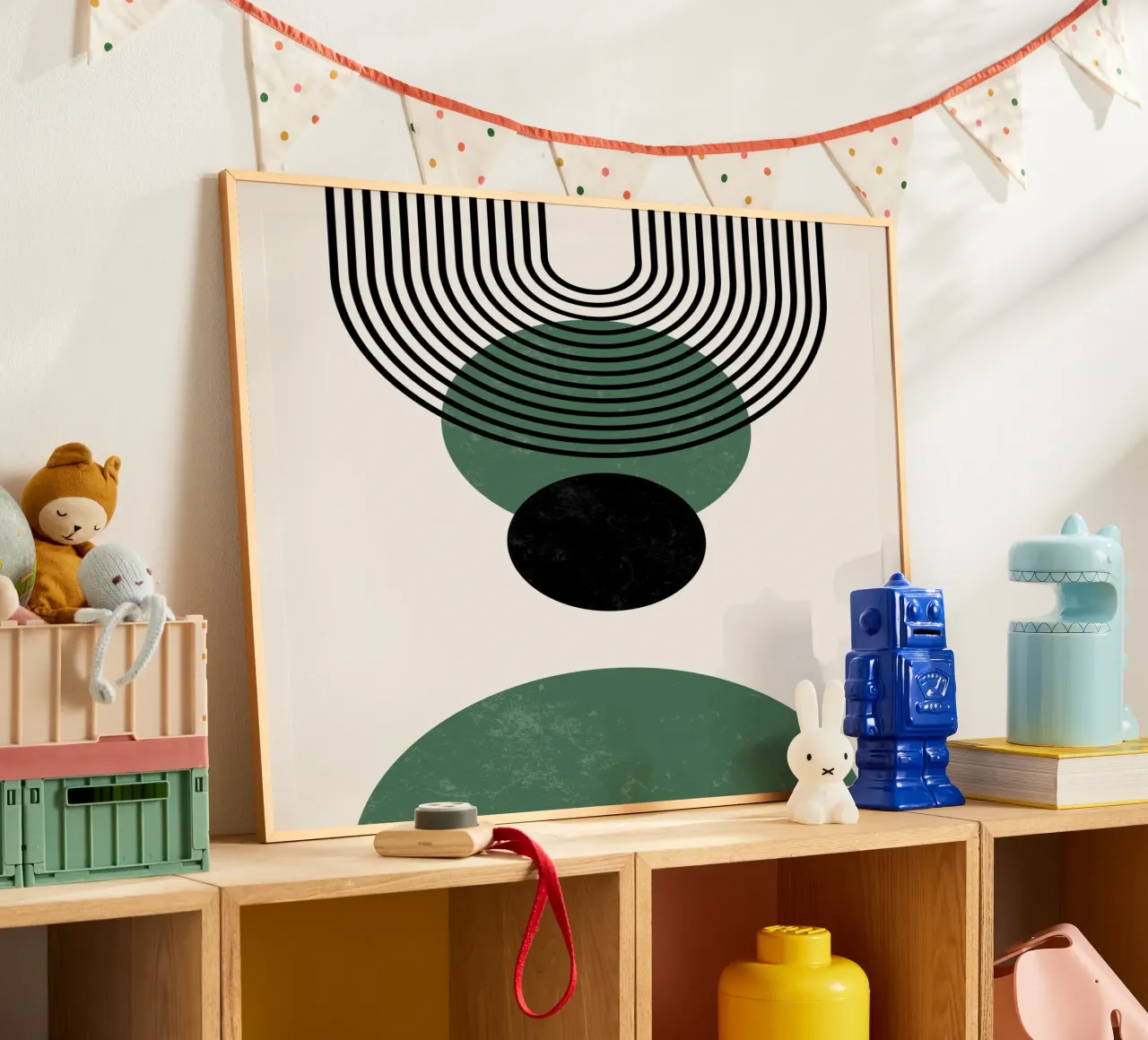 Boho circles & lines - modern & minimalist hahnemühle by Whole©