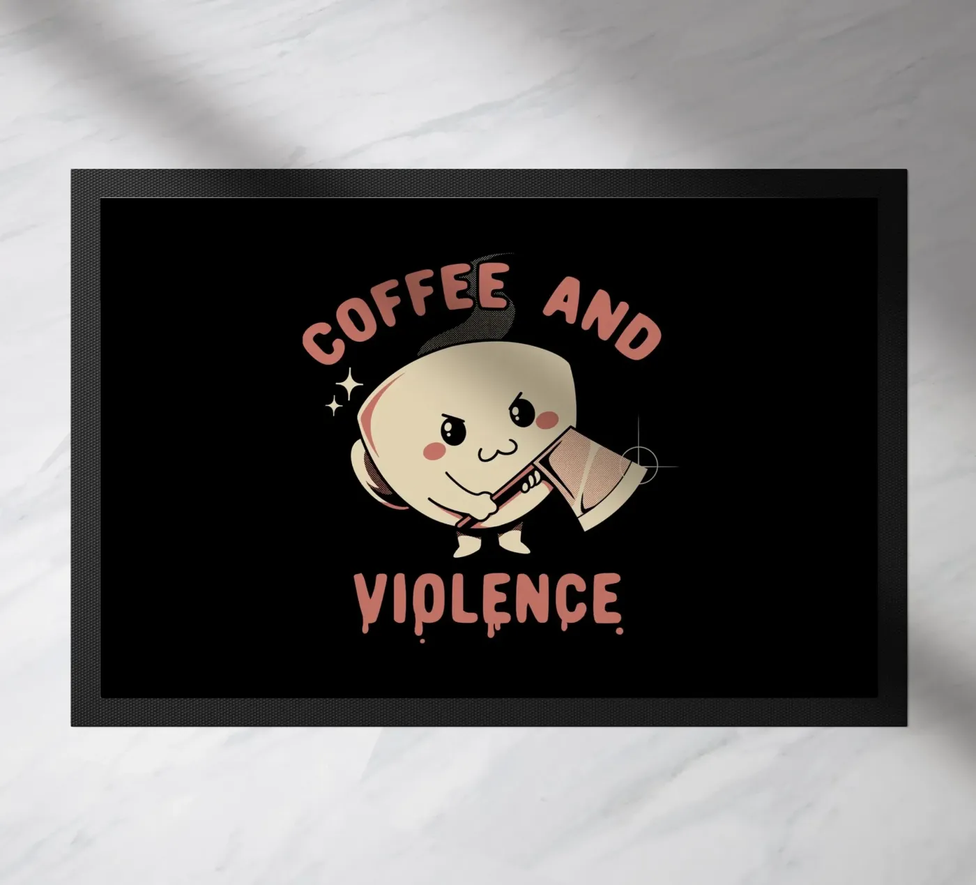 Coffee And Violence paillasson de Tobe Fonseca