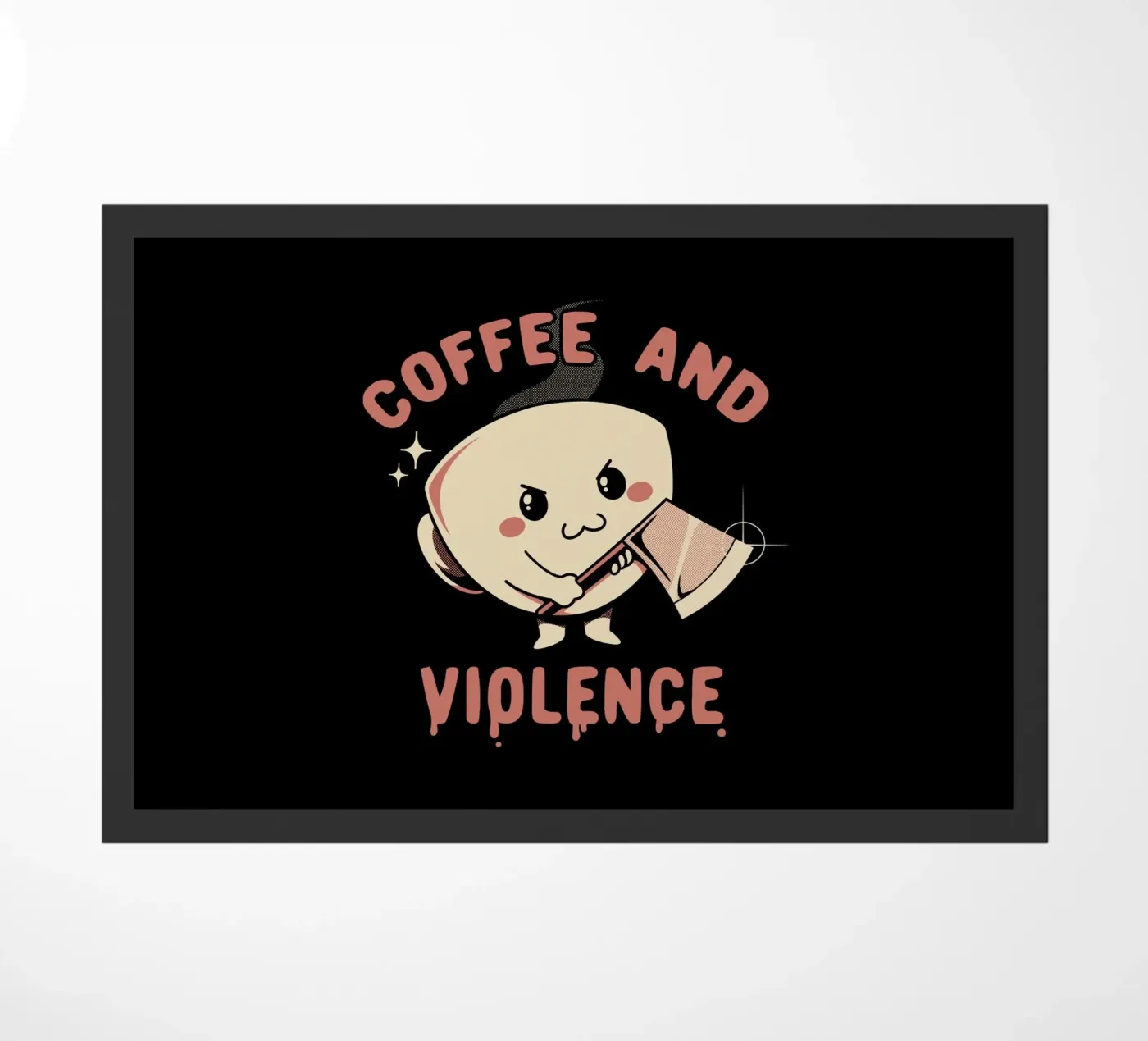 Coffee And Violence paillasson de Tobe Fonseca