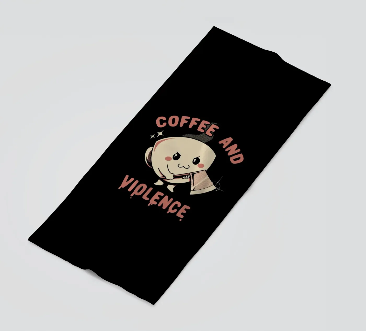 Coffee And Violence strandhanddoek van Tobe Fonseca