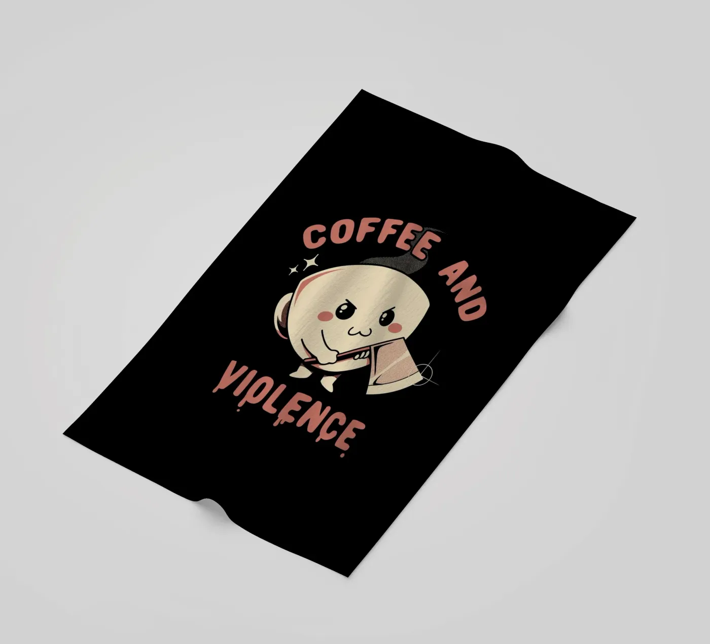 Coffee And Violence strandhanddoek van Tobe Fonseca