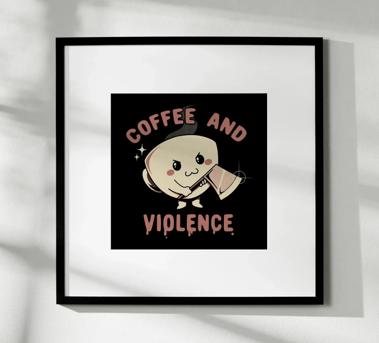 Caffè e violenza carta hahnemühle da Tobe Fonseca