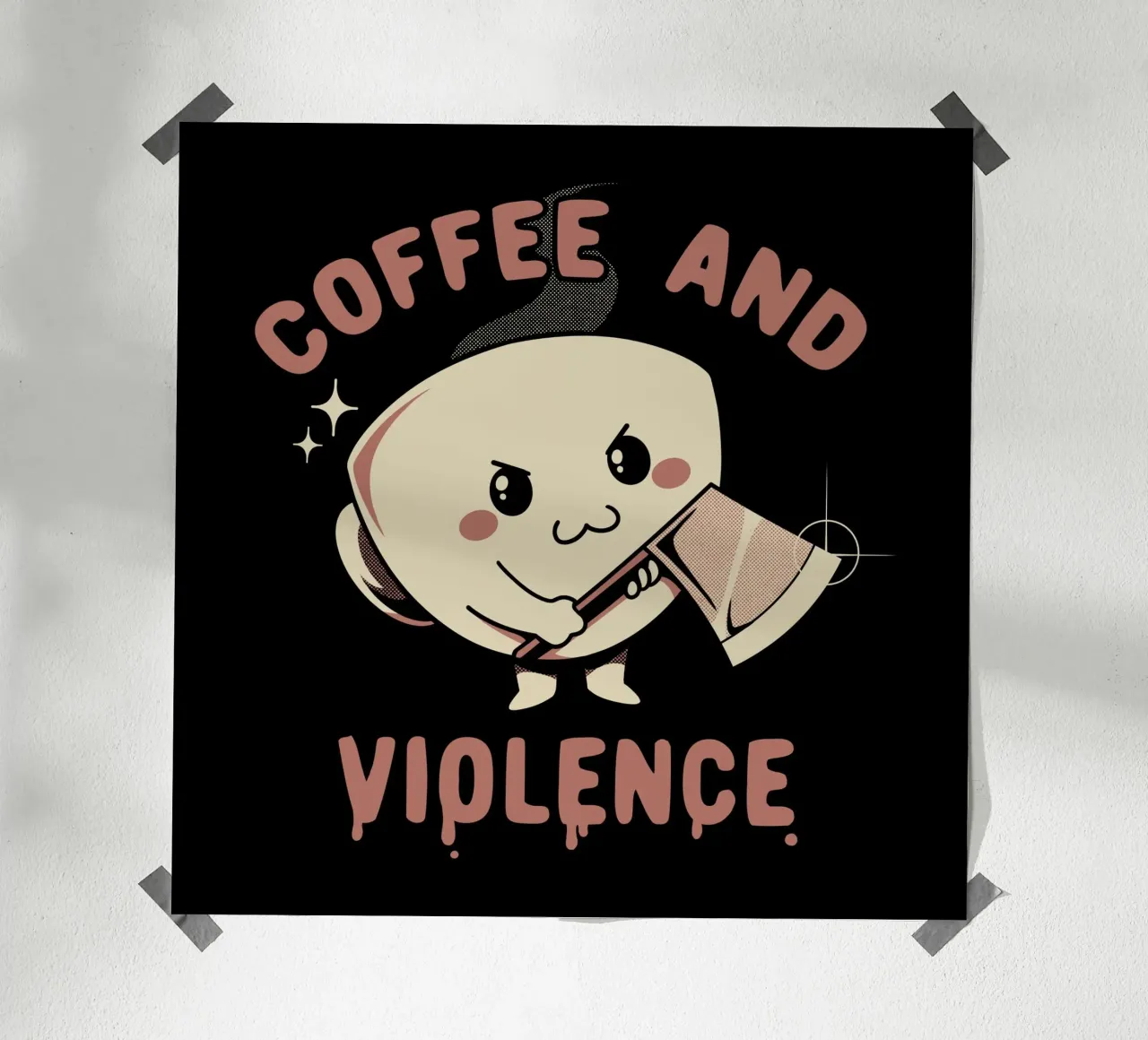 Caffè e violenza poster da Tobe Fonseca
