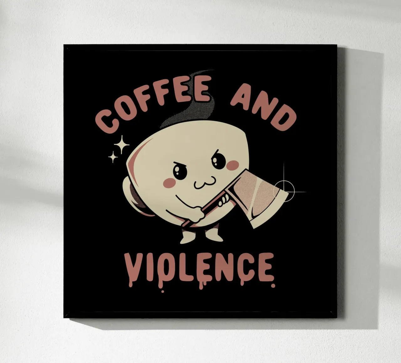 Caffè e violenza carta hahnemühle da Tobe Fonseca
