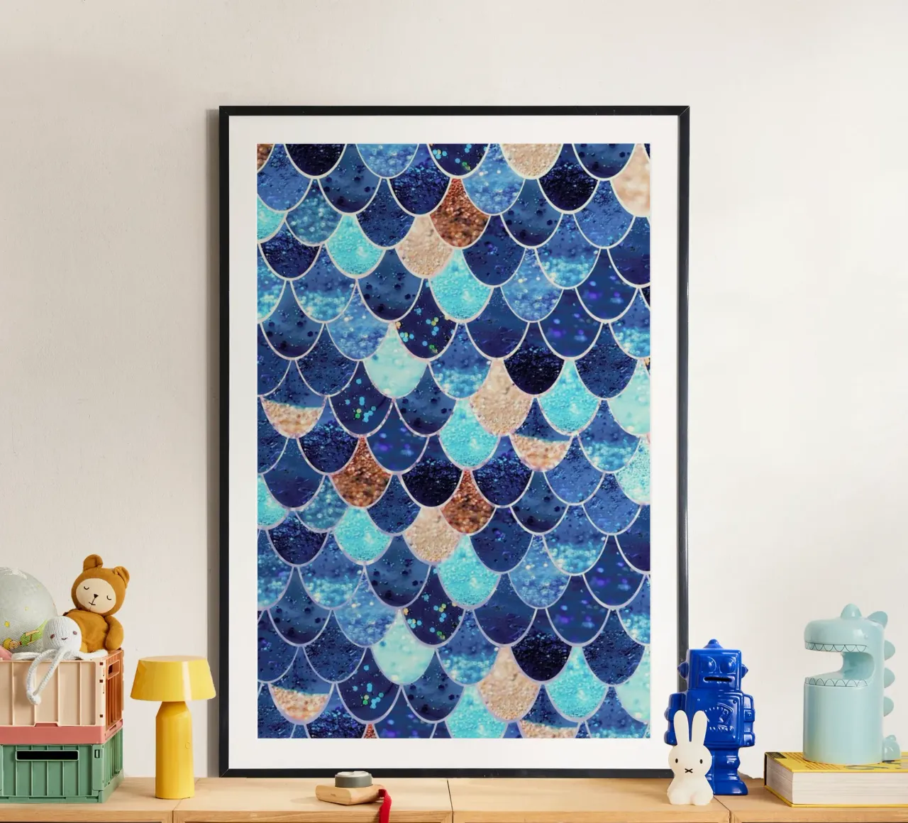 Blu sirena poster da Monika Strigel