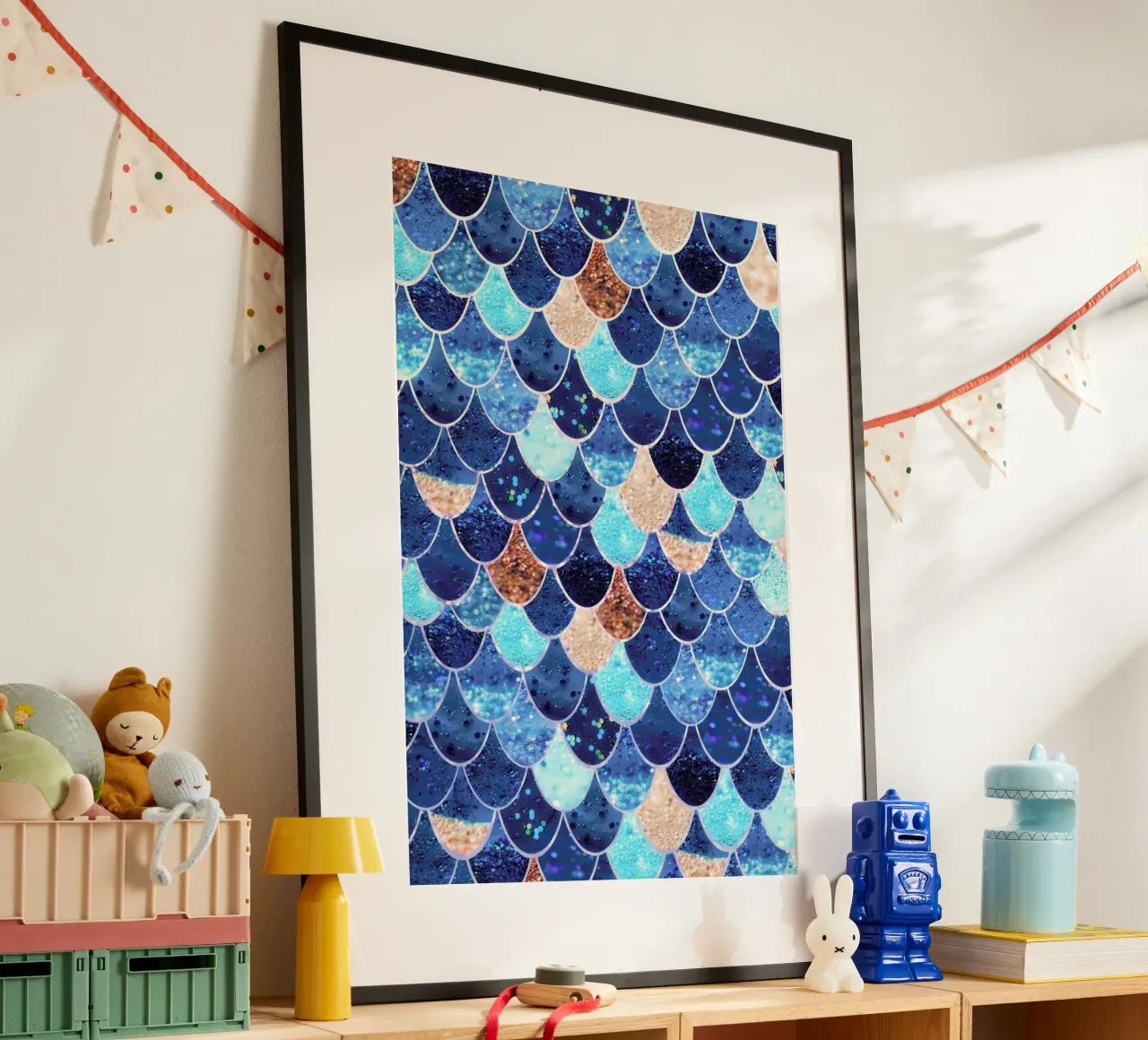 Blu sirena poster da Monika Strigel