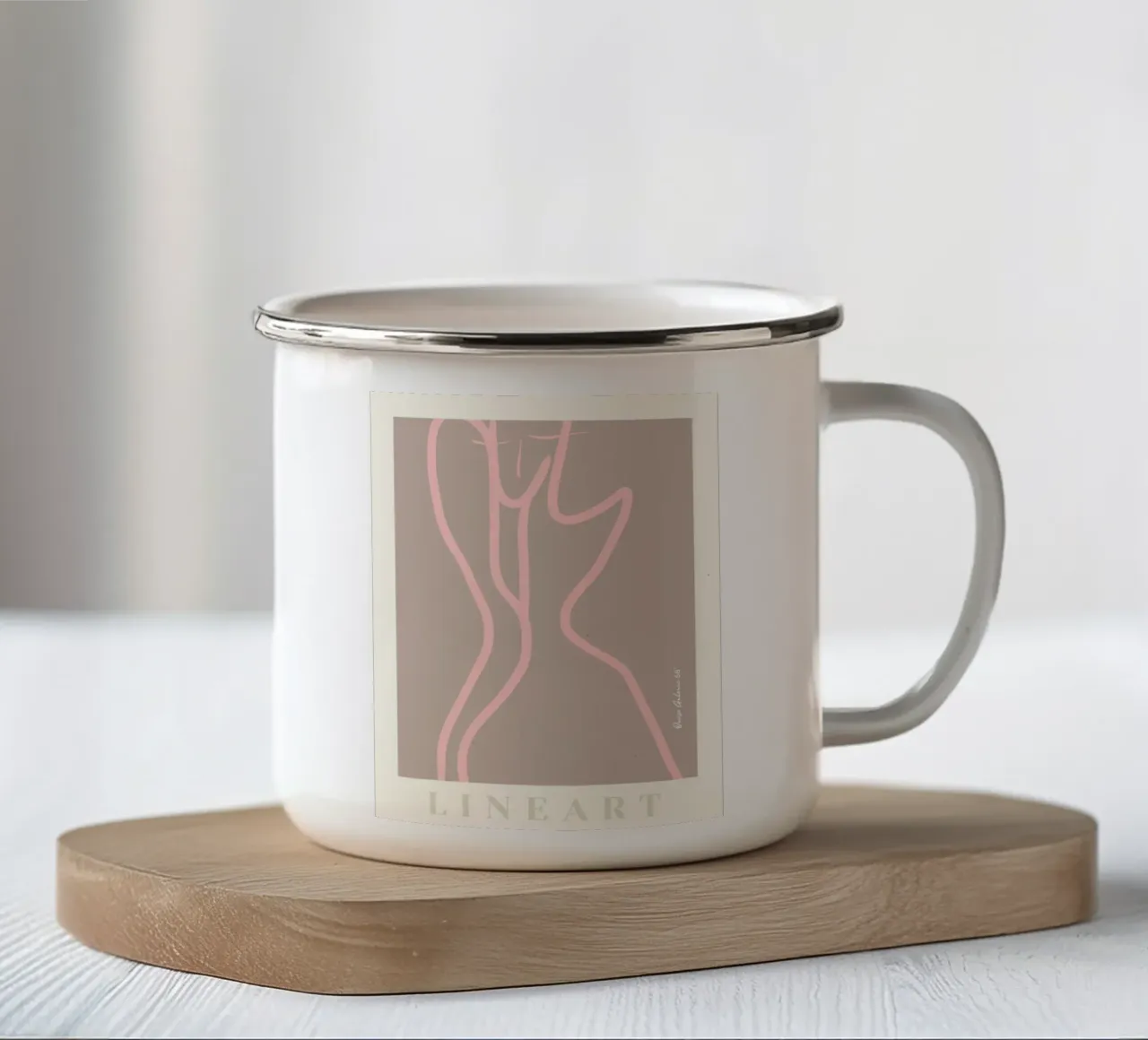 Echoing Dreams tazza in smalto da Mike Leymi