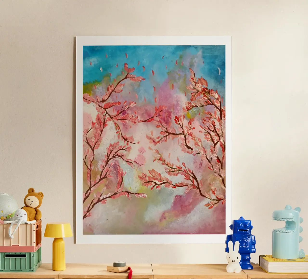 Paradise acrylic glass by Soki-Art