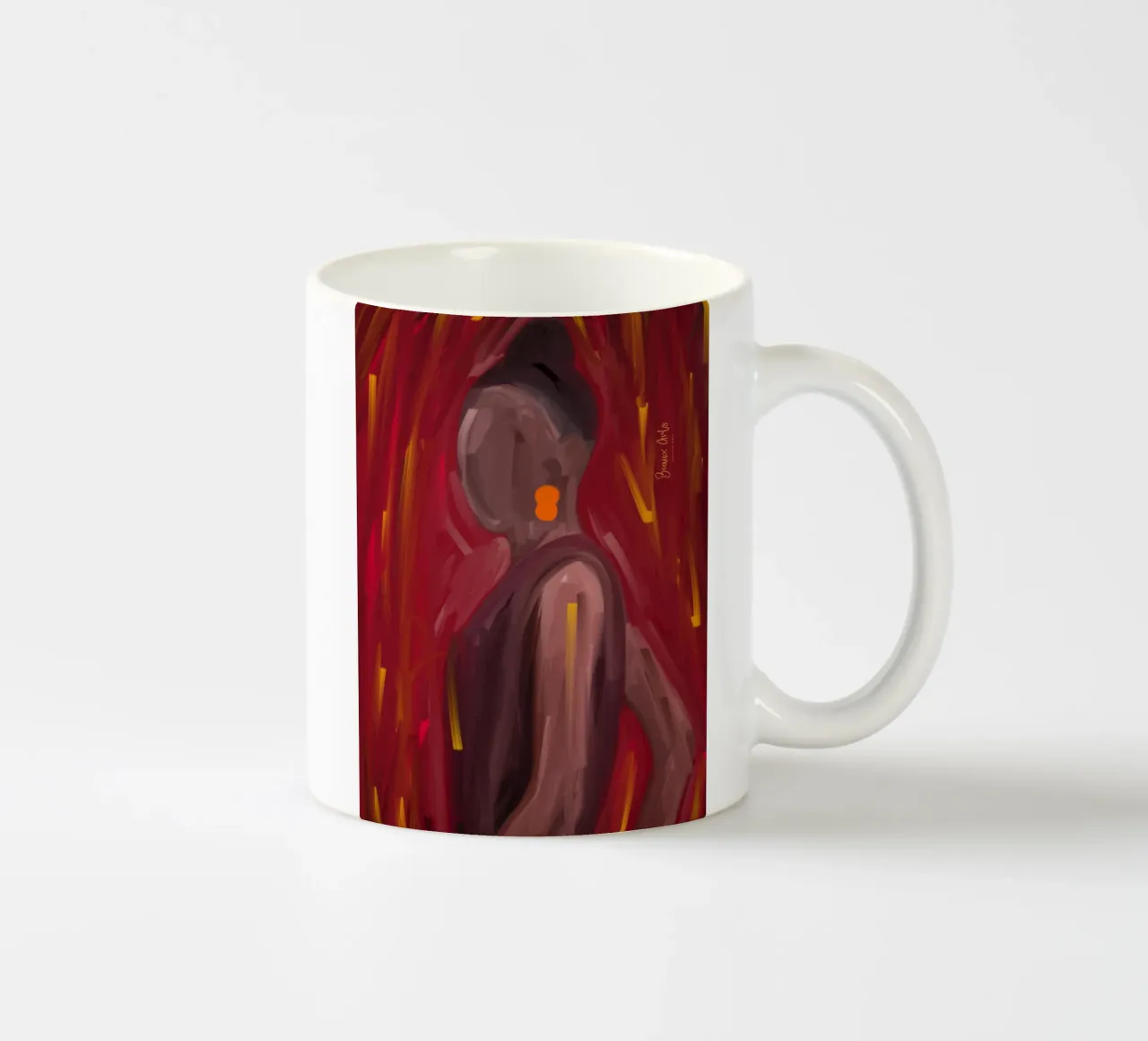 Afro Serena tazza in ceramica da Mathudace Créas