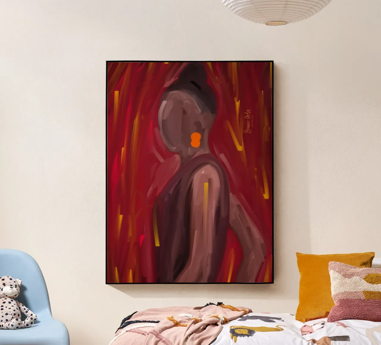 Afro Serena plexiglass da Mathudace Créas